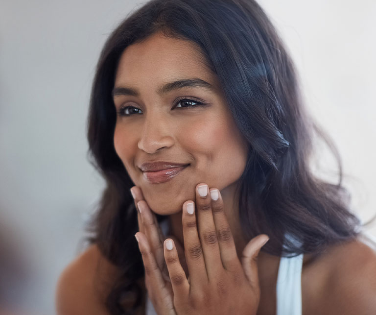 a woman talking on a cell phone